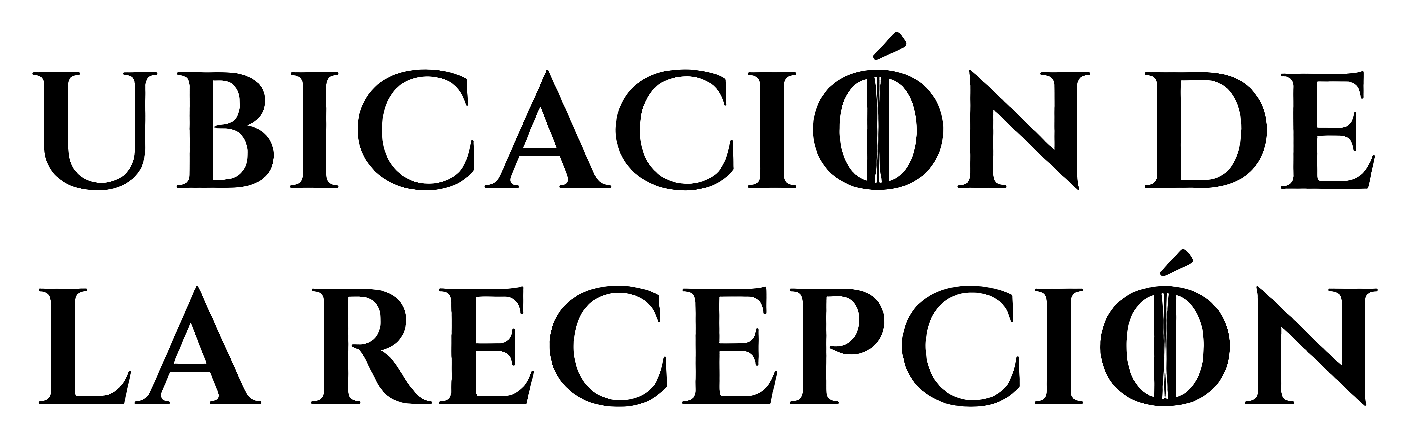 Ubicación de la recepción